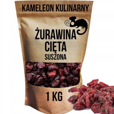 Kameleon Kulinarny ŻURAWINA CIĘTA SUSZONA  1kg 1000g